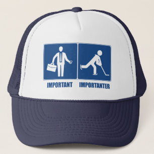 Boné O Trabalho É Importante, O Hóquei É Importante