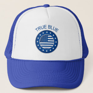 Boné O verdadeiro chapéu democrata azul
