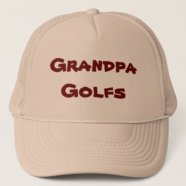 Boné O vovô Golfs (Frente)