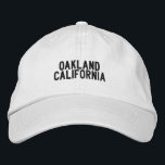 Boné Oakland California Hat<br><div class="desc">Esteja Orgulhoso de sua cidade natal</div>