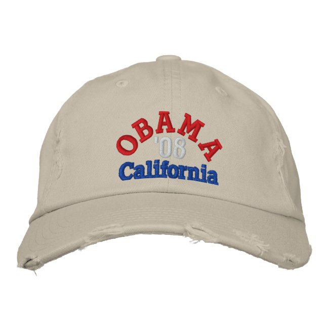 Boné Obama '08 California Hat (Frente)
