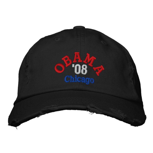Boné Obama '08 Chicago Hat (Frente)