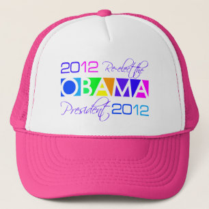 Boné OBAMA 2012 hat — escolha a cor
