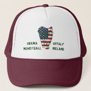 Boné Obama na bandeira de Offaly E.U. no chapéu