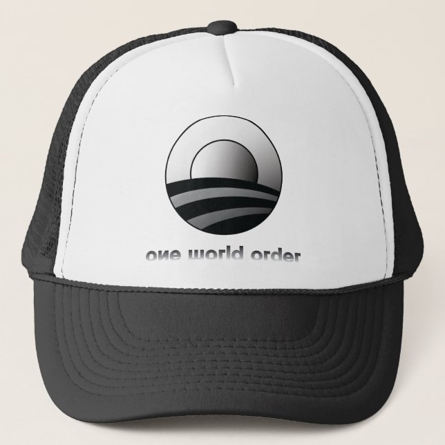Boné Obama um ordem mundial (Frente)