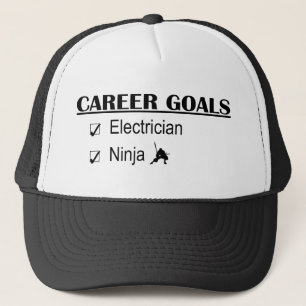 Boné Objetivos da carreira de Ninja - eletricista