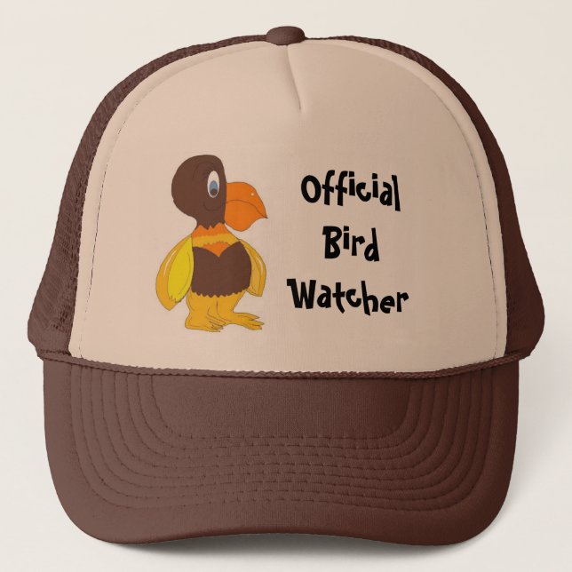 Boné Observador de Pássaros Oficial - Pássaro de Desenh (Frente)