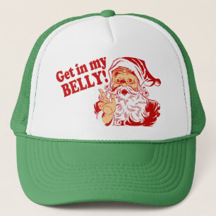 Boné Obtenha em meu Natal engraçado da barriga