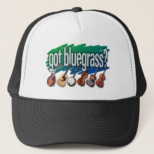 Boné "Obteve o Bluegrass? " (Frente)