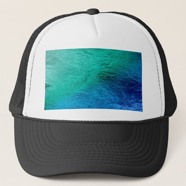 Boné Ocean Sea Water Digital Art Hat (Frente)