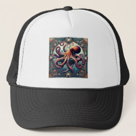 Boné Octopus Art Deco