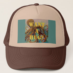 Boné Octopus Hug Trucker Hat