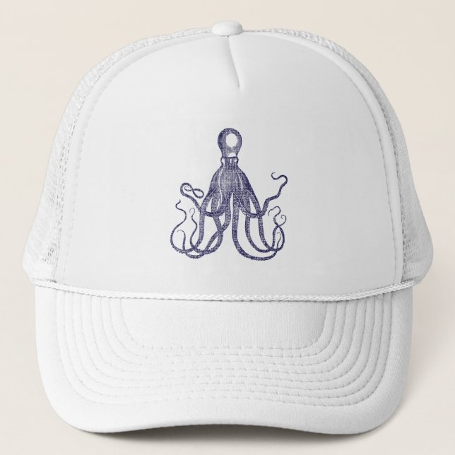 Boné Octopus Texturizado Vintage (Frente)