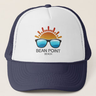 Boné Óculos de sol da Bean Point Beach, Flórida