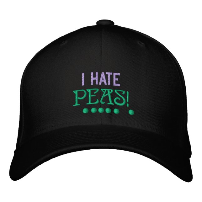BONÉ ODEIO PEAS. (Frente)