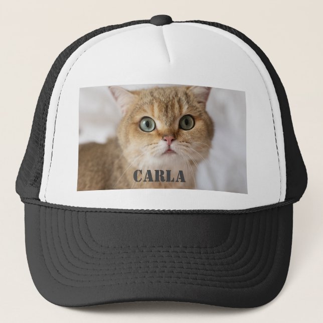 Boné Oferta personalizada de fotos, chic e Elegante (Frente)