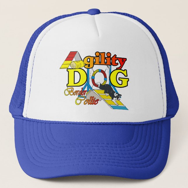 Boné Ofertas de Agilidade de Collie de Borda (Frente)