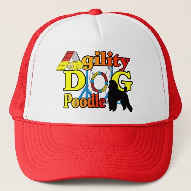 Boné Ofertas de Agilidade de Poodle (Frente)