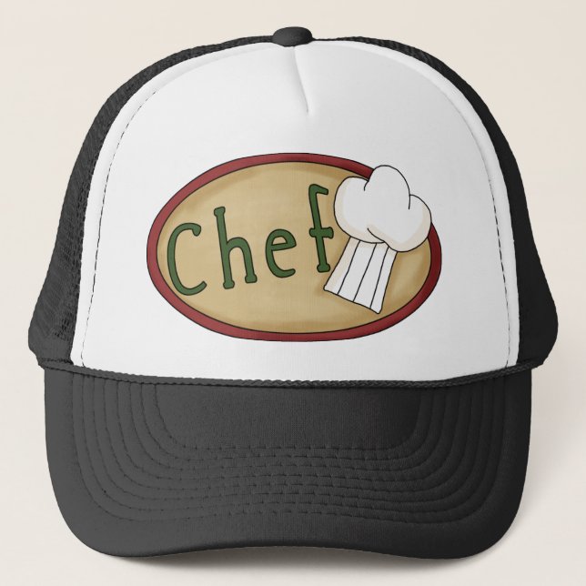Boné Ofertas e Camisetas personalizáveis de chef (Frente)