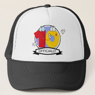 Boné Oficialmente bandeira de 10 aniversários