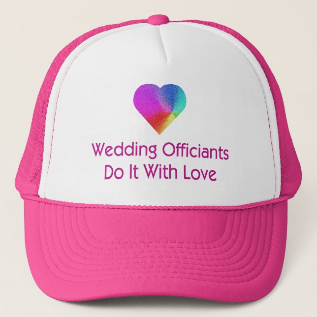 Boné Oficientes De Casamento Fazem Isso Com Amor (Frente)