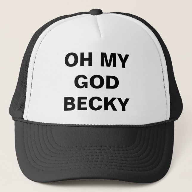 Boné Oh meu deus Becky (Frente)