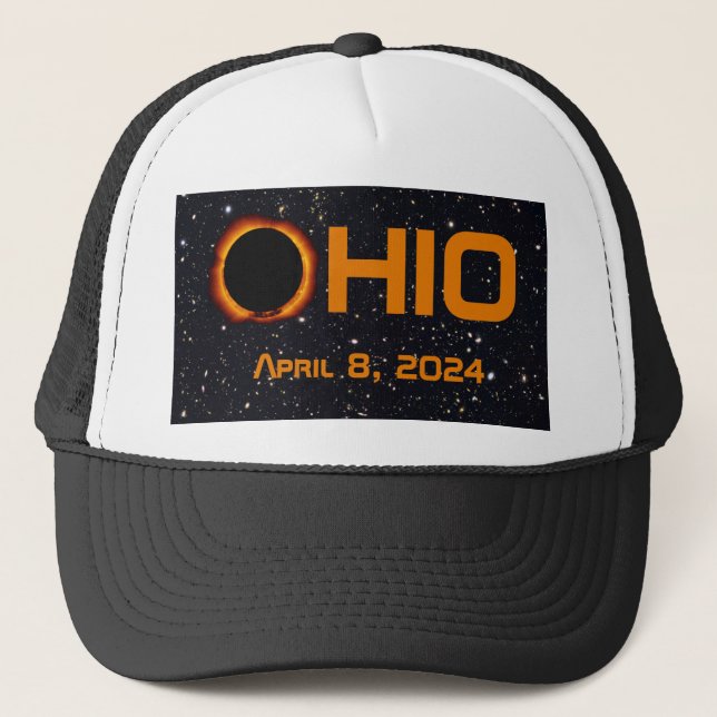 Boné Ohio 2024 Eclipse Solar Total (Frente)