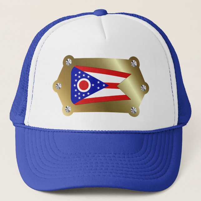 Boné Ohio enquadrou Flag Hat (Frente)