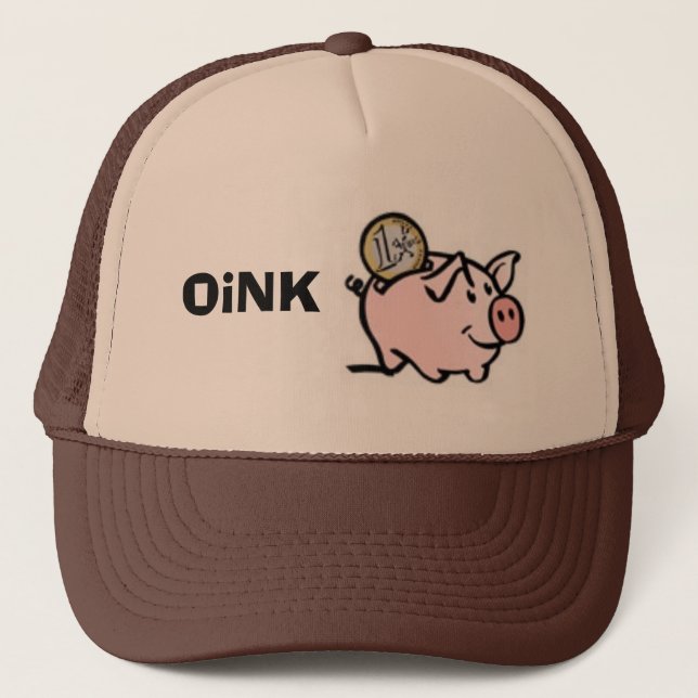 Boné OiNK banco (Frente)