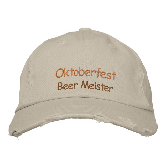 Boné Oktoberfest Beer Meister Hat (Frente)