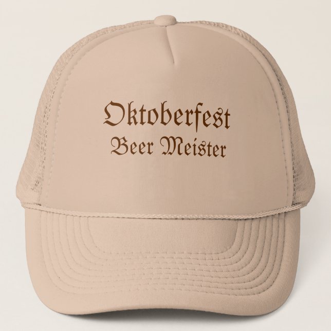 Boné Oktoberfest Beer Meister Hat (Frente)