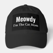 Olá, Eu Sou a Mamãe do Gato Chapéu Personalizado,