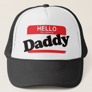 Boné Olá! meu nome é pai