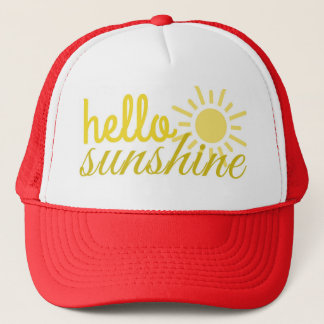 Boné Olá, Sunshine, Trucker Summer Hat