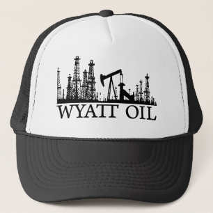 Boné Óleo de Wyatt/logotipo preto