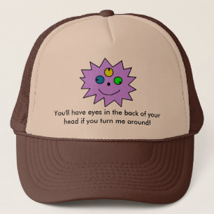Boné Olhos no chapéu traseiro