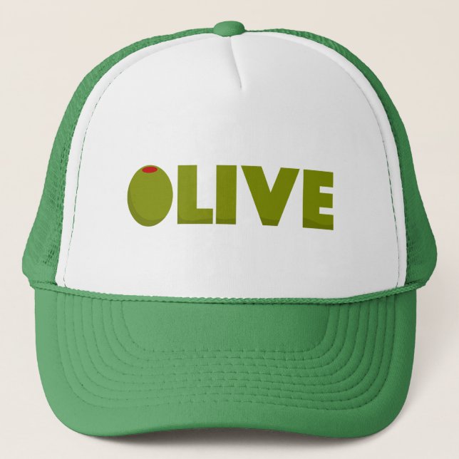 Boné Olive Trucker Hat (Frente)