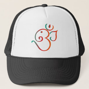 Boné OM-ganpati-verde-alaranjado