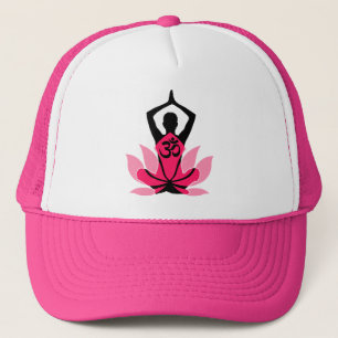 Boné OM Namaste Espiritual Lotus Flower Yoga