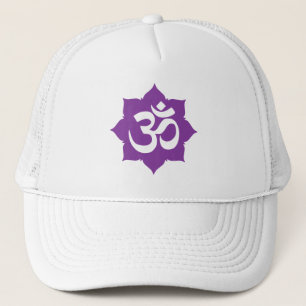 Boné OM Namaste Espiritual Lotus Flower Yoga