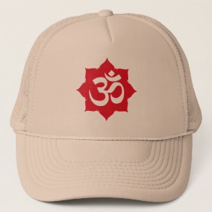 Boné OM Namaste Espiritual Lotus Flower Yoga