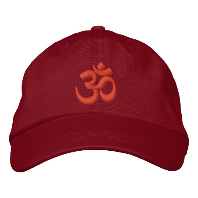Boné OM Yoga Chakra Laranja ou personalizá-lo Bordado (Frente)