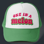 Boné One in a Melon Baseball Hat Cap<br><div class="desc">One in a melon,  Watermelon - Matching Best Friend Hats,  Baseball Hat,   Best Friend Gift for someone special</div>