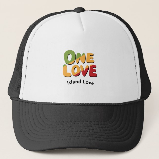 Boné One Love Trucker Hat (Frente)