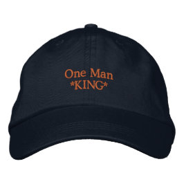 Boné One Man KING Personalizado Texto Personalizado Vis