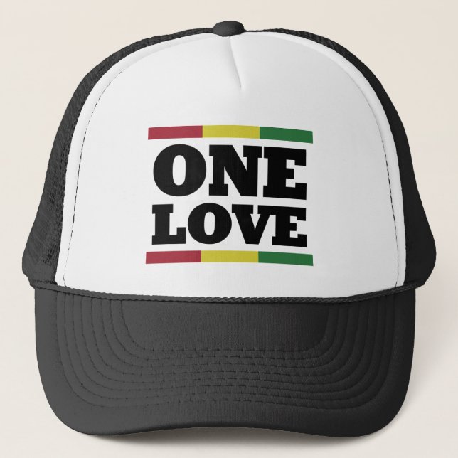 Boné One Rastafara love Cap - reggae - (Frente)