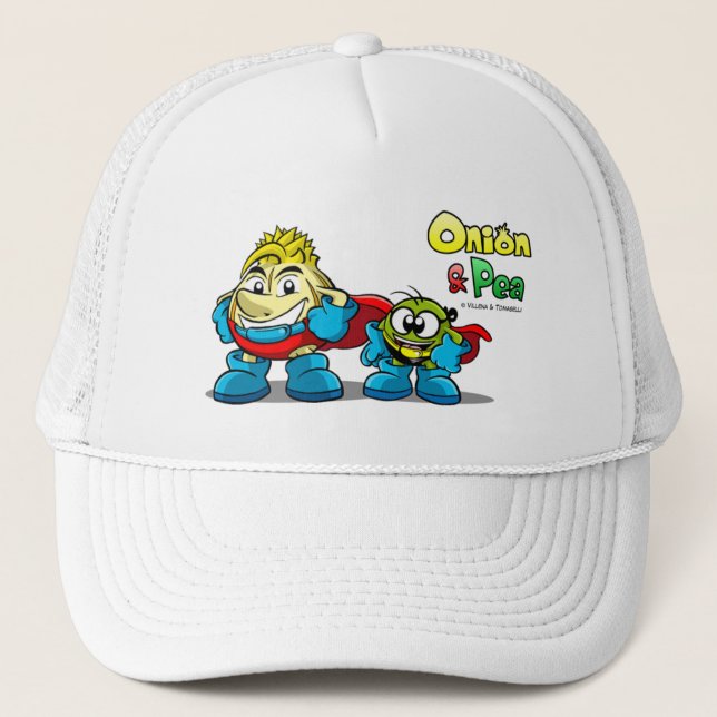Boné Onion & Pea characters hat. (Frente)