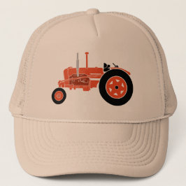 Boné Orange Trator Hat