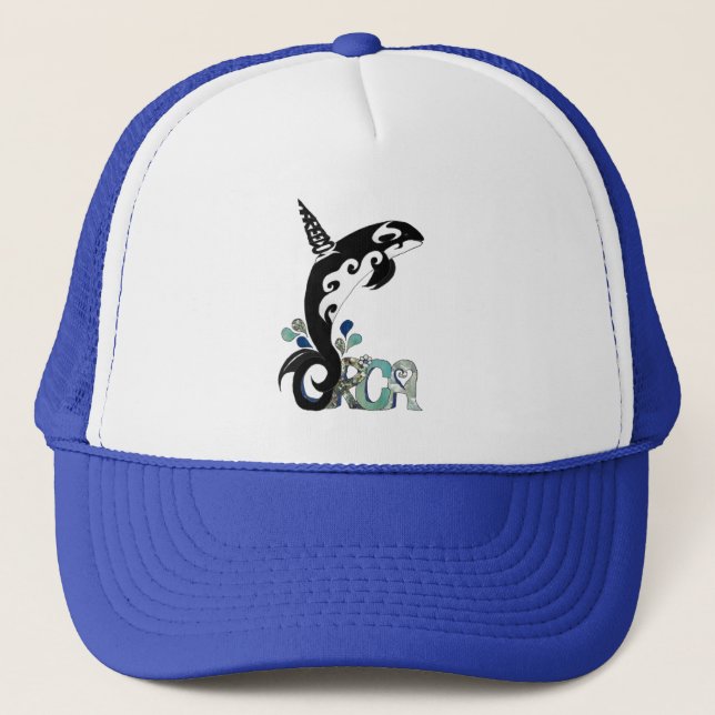 Boné Orca Freedom Art Trucker Hat (Frente)