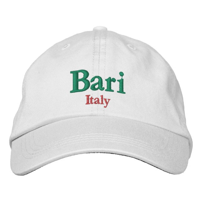Boné Orgulho da Cidade de Bari Itália (Frente)